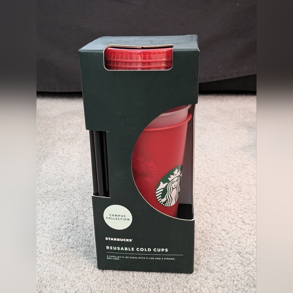 Starbucks Campus Collection 6 Hot Reusable Cups SDSU